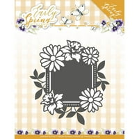 Find It Trading Precious Marieke Early Spring Die-Spring Flowers Square Label