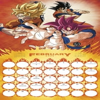 Trendovi Međunarodni-Dragon Ball Super Zidni Kalendar