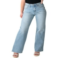 Silver Jeans Co. Ženske veoma poželjne pantalone sa visokim rastom, veličine struka 24-36