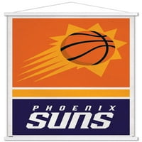 Phoeni Suns - Logo Zidni poster sa drvenim magnetskim okvirom, 22.375 34