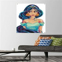 Disney princeza - Jasmine - stilizirani zidni poster sa push igle, 22.375 34