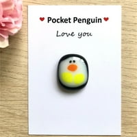 Mali pingvin džepni Mini slatka džepna igračka za životinje Pingvin, poseban poklon za rođendansku svadbenu