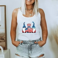 4. srpnja Dan aindependence Patriot USA Ženska majica Dan neovisnosti Ispiši labav prsluk kraljevska vrata
