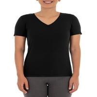 Athletic Works ženska aktivna majica s V izrezom kratkih rukava, 2 pakovanja, veličine XS-XXXL