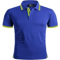 Polo majice za muškarce kratki rukav jednobojna Kauzalni ovratnik Golf teniska majica muški Golf Polo