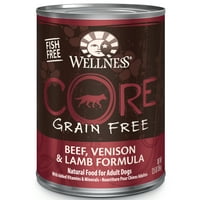 Wellness jezgro prirodno mokro zrno bez konzervirane hrane za pse, govedina, divljač i janjetina, 12,5
