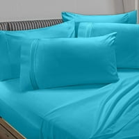 Set posteljine za kolekciju sa dodatnim jastučnicama, dubokim džepovima opremljenim čaršavom, mekanim