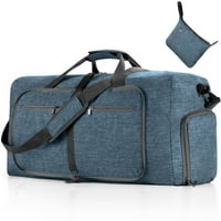24 Travel Dufffle torba, 65l Extra Velika torba za duffel Lagana, vodootporna torba za muškarce za muškarce,