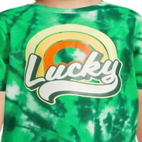 Saint Patrick's Day Boys Lucky Rainbow T-Shirt, veličine 4 - & Husky