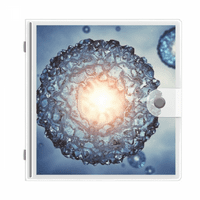 Blue Science Cells Microcosc uzorak Fotografski album novčanik za vjenčanje 4x6