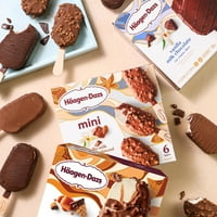 Haagen Dazs Vanilla Milk Chocolate Badem Frozen Ice Cream Barovi, Bez Glutena Count Paket