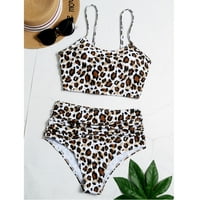 Čišćenje ispod $ odjeće za djevojčice, AXXD bikini Set dva čvora prednji Crop gornji kupaći kostim sa