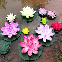 Simulacija plutajuća voda ljiljan Creative lotos cvjetni ribnjak rezervoar za ribe
