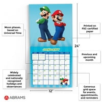 Andrews McMeel Super Mario Wall Calendar