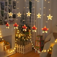 Sdjma Star Curlice Svjetla za spavaću sobu - Stars LED božićni prozori, postavke svjetla Vodootporne blistave