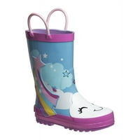 Laura Ashley Little Kids Girl Rain Boots - Plava ružičasta, 9