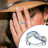 Modni oblikovani prsten u obliku modnog nakita srebrni prsteni prsteni za žene za žene