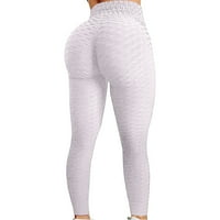 Vivianyo HD Plus Size ženske pantalone klirens ženske vježbe za podizanje Bubble bokova fitnes trčanje