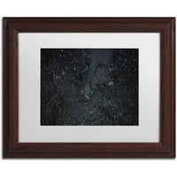 Galaxy u mojem prozoru II Platno umetnost Kurt Shaffer, White Mat, Okvir za drvo