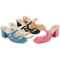 Kolekcija Journee Wemens Emory Open Square Square Floc Sandals