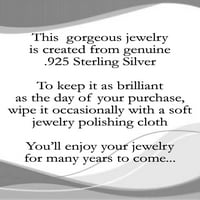 Sterling Silver Rodijumski Obloženi Diplomirani Kupolasti Prsten