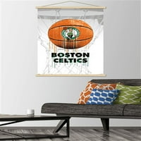 Boston Celtics-zidni Poster sa kuglicom za kapanje sa magnetnim okvirom, 22.375 34