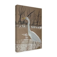 Zaštitni znak likovne umjetnosti Velika egret platna umjetnost Rusty Frentner