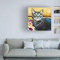 Robert Phelps Art 'Cy The Cat' platna umjetnost