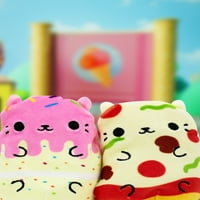Mačke vs kiseli krastavci - Kitty Cake & Paw-Purr-Oni-4 slatka mazna kolekcionarska plišana igračka od