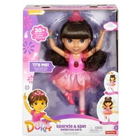 Dora Explorer Nickelodeon Sparkle & Spin Ballerina Dora Modna lutka