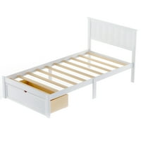 Aukfa krevet na platformi dvostruke veličine sa ladicom ispod kreveta, krevet dvostruke veličine za malu