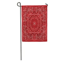 Šareni uzorak crveni paisley bandana šal pogranični cvjetni vintage šal vrtna zastava ukrasna zastava