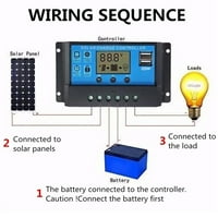 60A kontroler solarnog punjača 12V 24V PWM kontroler punjenja solarne ploče inteligentni Regulator sa