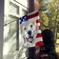 Great Pyrenees pseća američka zastava zastave platnene kuće