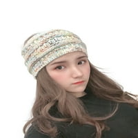 Multitrust ženska zimska pletena traka za glavu u boji Dot heklani Turban grijač za uši