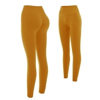symoid Womens Workout Bottoms - Casual čvrste pantalone srednjeg rasta labave pantalone pune dužine pantalone