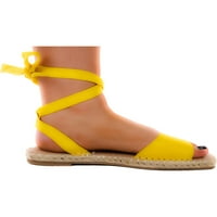Kolekcija Journee Womens Emelie Tru Comfort Foam Espadrille Ravne sandale