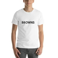 Browns Bold T Shirt Kratki Rukav Pamuk T-Shirt By Undefined Gifts