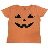 Ženska narančasta i zlatna bundeva seoski majica za Halloween majica TEE Srednja 8 10