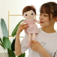 TALUS punjena lutka igračka sa čipkastom odjećom potpuno ispunjena slatka meka crtana djevojka lutka djeca