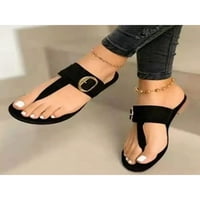 Sanviglor ženske tange sandale t-remen japanke Slip - on Flat Sandal Summer Bohemia Neklizajući tobogani