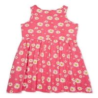 Ružičasti baršunasti dres haljine ljetne reprodukcije, veličine 4-12