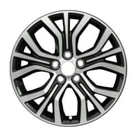 Rekondinirano oem aluminijumski aluminijski kotač, obrađeni i crni, odgovara - Mitsubishi Outlander