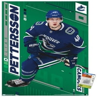 Vancouver Canucks - Elias Pettersson zidni poster sa pushpinsom, 22.375 34