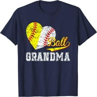 Baseball Softball Ball srce baka Majčin dan T-Shirt