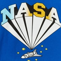 Grafičke Majice Za Dječake Astronauta, 2 Pakovanja, Veličine 4-18