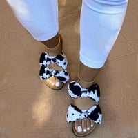 Giligiliso sandale ženske sandale Bowknot rimske ravne papuče casual plaža unutrašnja i vanjska obuća