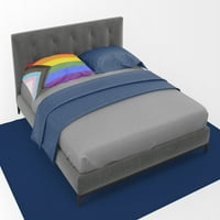 Caroline's blago CK8014PillowCase Gay Pride Progress Tkanina sa ponosom Standardni jastučnica, Standardno,