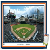 Detroit Tigers-Zidni Poster Parka Comerica, 14.725 22.375
