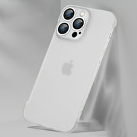 Dteck Clear futrola za iPhone Pro, tanka tanka robusna futrola bez okvira otporna na udarce sa metalnim